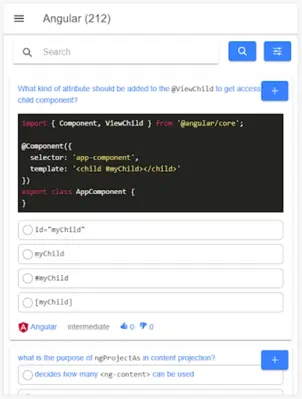 Angular Tests and Quizzes android App screenshot 6